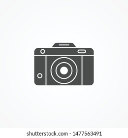 Camera vector icon sign symbol