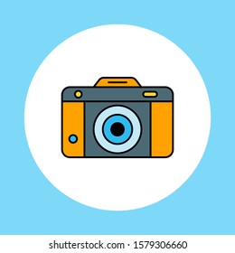 Camera vector icon sign symbol