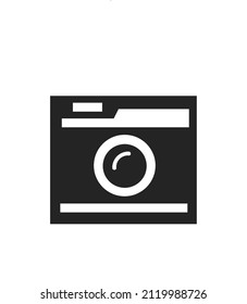 Camera Vector Icon Simbol Flat Stock Vector (Royalty Free) 2119988726 ...