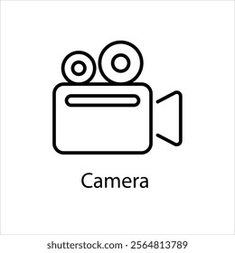 Camera Vector icon stock illustration