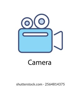 Camera Vector icon stock illustration