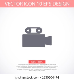 Camera vector Icon in trendy flat style isolated on grey background vector Icon. Camera symbol for your web site design, logo, vector Icon app, UI. vector Icon illustration,