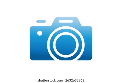 Camera vector icon in trendy flat style isolated on white background. Camera modern minimalist outline vector graphic icon symbol for your web site design, logo, app, UI. Editable stroke 