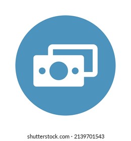 Camera Vector icon which is suitable for commercial work and easily modify or edit it

