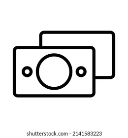 Camera Vector icon which is suitable for commercial work and easily modify or edit it

