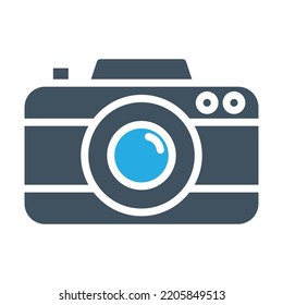 Camera Vector Icon which is suitable for commercial work and easily modify or edit it

