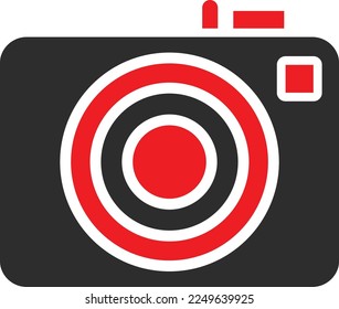 Camera Vector Icon which is suitable for commercial work and easily modify or edit it
