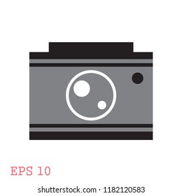 camera vector icon,pocket digital camera