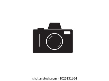 Camera vector icons on white background