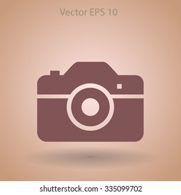 Camera vector illustration.