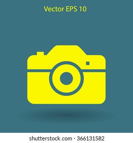 Camera vector illustration.