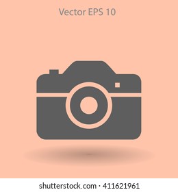 Camera vector illustration.