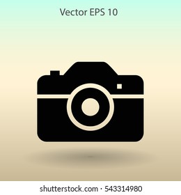Camera vector illustration.