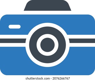 camera Vector illustration on a transparent background. Premium quality symbols. Stroke vector icon for concept and graphic design.