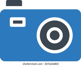 camera Vector illustration on a transparent background. Premium quality symbols. Stroke vector icon for concept and graphic design.