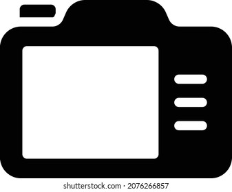 camera Vector illustration on a transparent background. Premium quality symbols. Stroke vector icon for concept and graphic design.