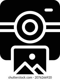 camera Vector illustration on a transparent background. Premium quality symbols. Stroke vector icon for concept and graphic design.