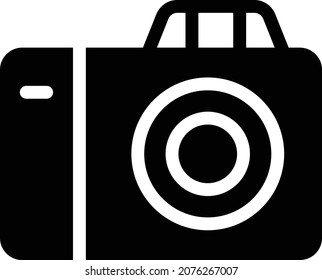 camera Vector illustration on a transparent background. Premium quality symbols. Stroke vector icon for concept and graphic design.