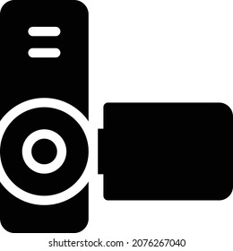 ilustración de cámara en un fondo transparente. Símbolos de calidad premium. Icono vectorial de trazo para el concepto y diseño gráfico.