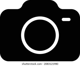camera Vector illustration on a transparent background. Premium quality symbols. Stroke vector icon for concept and graphic design.