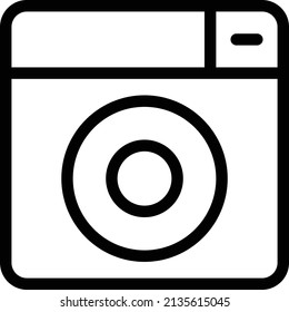 camera Vector illustration on a transparent background. Premium quality symbols. Stroke vector icon for concept and graphic design.