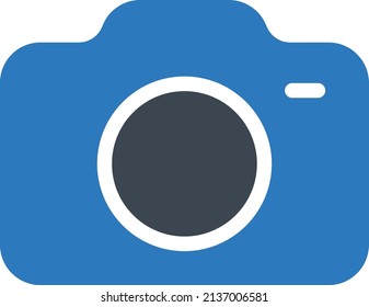 camera Vector illustration on a transparent background. Premium quality symbols. Stroke vector icon for concept and graphic design.