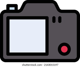 Kamera-Vektorgrafik auf transparentem Hintergrund.Premium-Qualität symmbols.Stroke Vektorsymbol für Konzept und Grafikdesign.