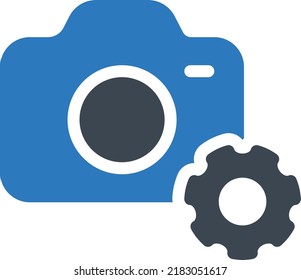 Camera Vector illustration on a transparent background.Premium quality symbols.Glyphs vector icon for concept and graphic design.