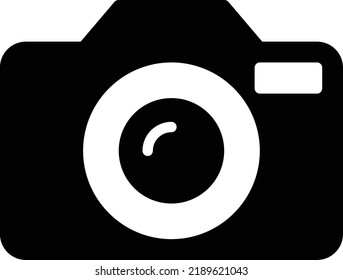 camera Vector illustration on a transparent background. Premium quality symmbols. Glyphs vector icons for concept and graphic design. 
