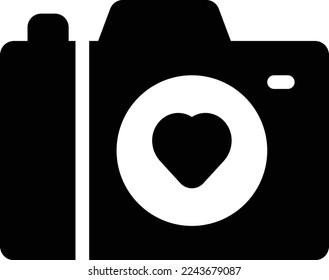 camera Vector illustration on a transparent background. Premium quality symmbols. Glyphs vector icons for concept and graphic design. 

