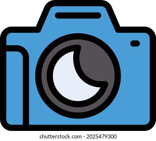 Farbzeichen der Vektorgrafik-Kamera