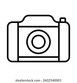 Camera Vector Line Icon Design