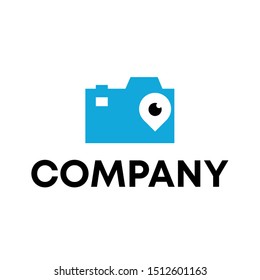 Camera vector logo design . Photography sign template