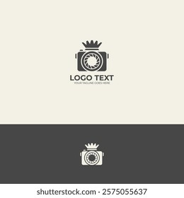 camera vector logo design template