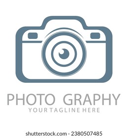 Camera vector logo illustration design.
