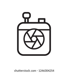 camera vector logo template 