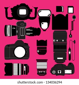 Camera vector set