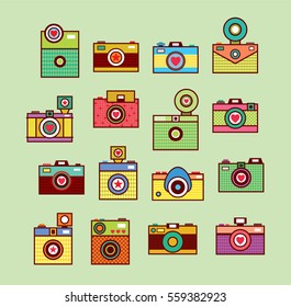 camera vector set