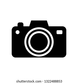 Camera vector, Social media solid design icon