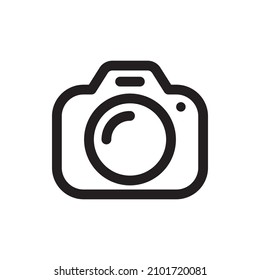 Camera vector Solid Icon Design Symbol on White background EPS 10 File