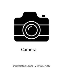 Camera Vector   Solid Icons. Simple stock illustration stock