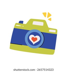 Camera vector sticker EPS 10 file