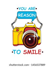 camera vector for t shirt design