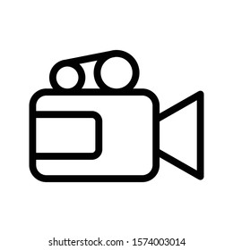 camera vector thin line icon 
