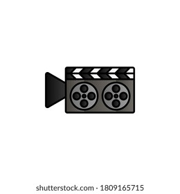 Camera, video, cinema color gradient vector icon