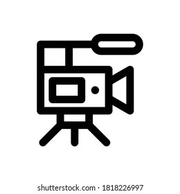 Camera Video (Video) icon outline vector