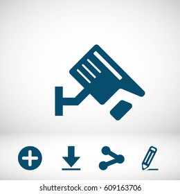 camera video icon stock vector illustration