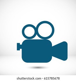 camera video icon stock vector illustration