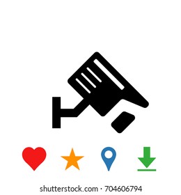camera video icon stock vector illustration