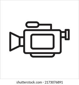 camera video icon vector design template